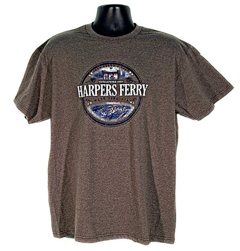 T-Shirt Harpers Ferry Circle Brown Heather
