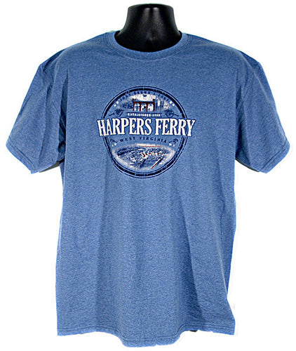 T-Shirt Harpers Ferry Circle Indigo Heather