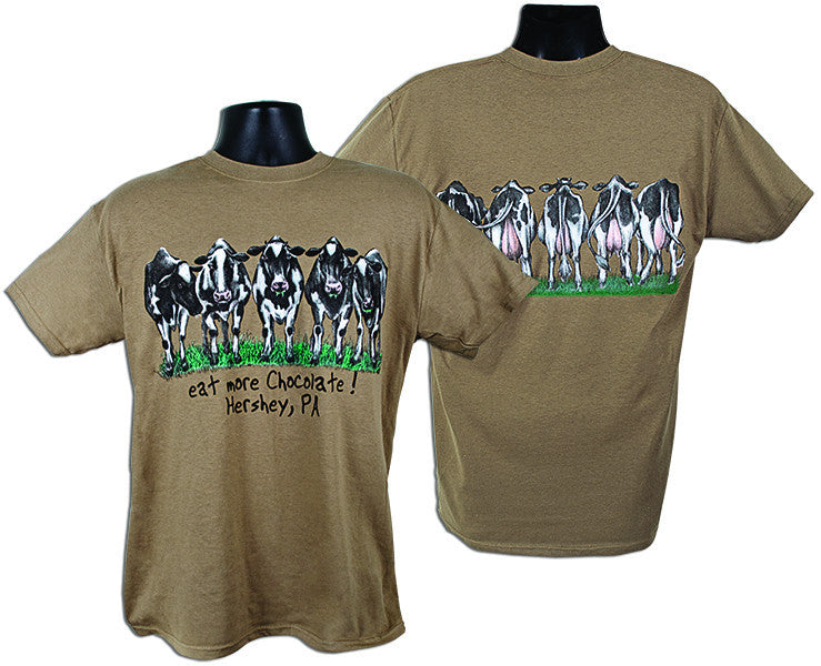 T-Shirt 2-Sided Cows Hershey PA SAVANA BROWN