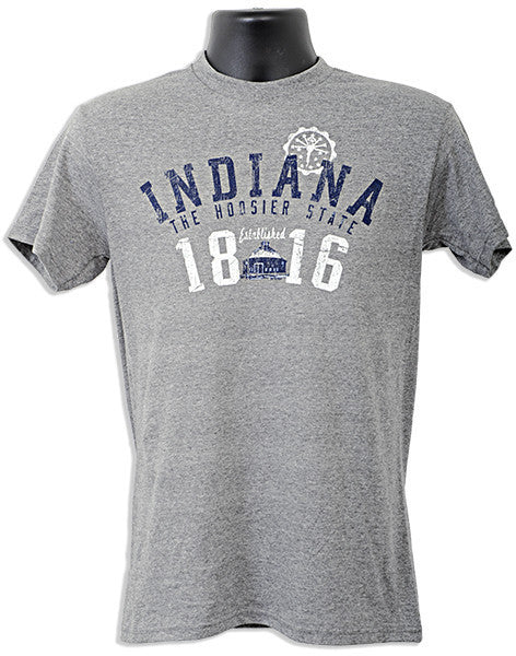 TSIN03G T-Shirt Indiana Established Arch GRAPHITE HEATHER