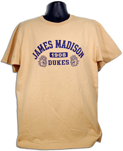 T-Shirt JMU [1908] Dukes - OLD GOLD