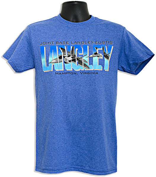 T-Shirt Langley Silhouette ROYAL HEATHER