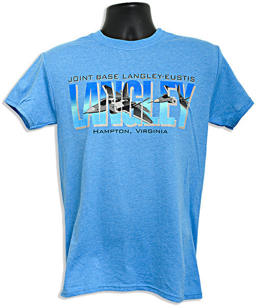 T-Shirt Langley Silhouette HEATHER SAPPHIRE