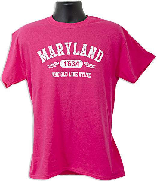 TSMD01H T-Shirt Maryland Distressed HELICONIA