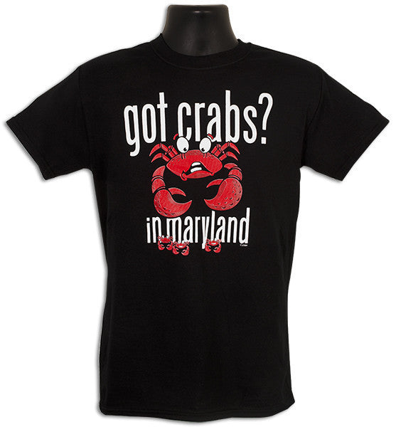 T-Shirt GOT CRABS Maryland - BLACK