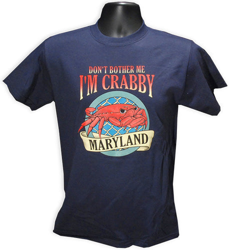 T-Shirt I'm Crabby Maryland NAVY