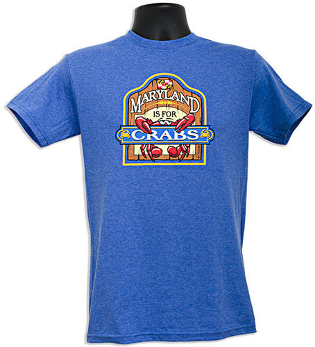 T-Shirt Maryland is for Crabs ROYAL HEATHER