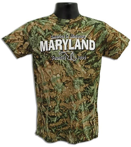 TSMD20C Tie Dye T - Maryland CAMOUFLAGE
