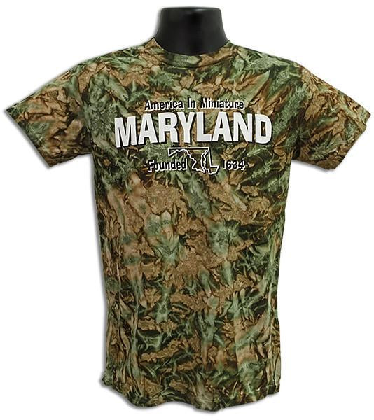 TSMD20C Tie Dye T - Maryland CAMOUFLAGE