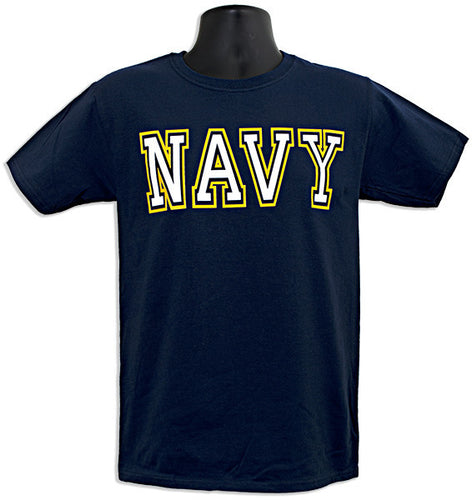 T-Shirt NAVY Word Navy Blue