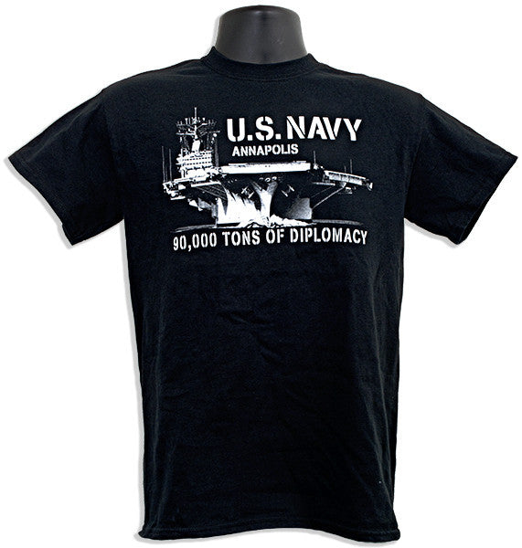 T-Shirt 90K Tons Diplomacy Annapolis BLACK