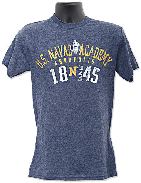 T-Shirt Naval Academy Est. Arch DENIM HEATHER
