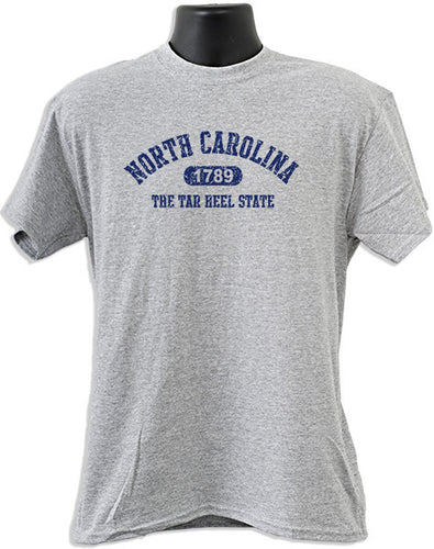 T-Shirt North Carolina Distressed SPORT GREY