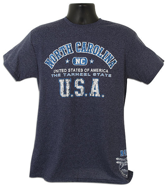 T-Shirt North Carolina 2-Hit DENIM HEATHER