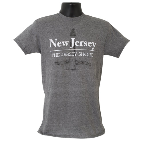 TSNJ01G T-Shirt New Jersey Lighthouse GRAPHITE HEATHER