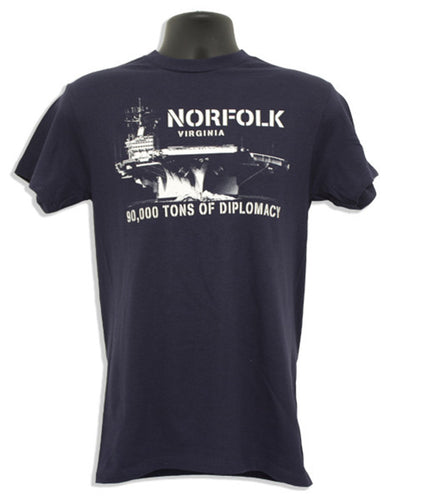 T-Shirt Norfolk 90,000 Tons NAVY