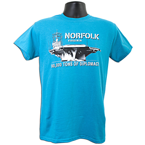 T-Shirt Norfolk 90,000 Tons Tropical Blue