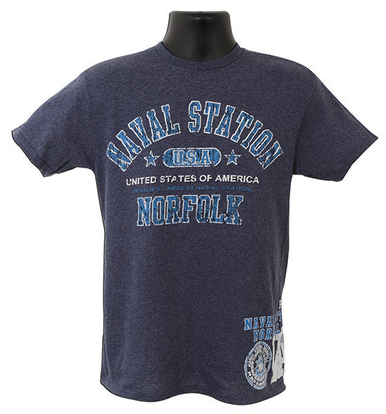 T-Shirt NSN Norfolk 2-Hit DENIM HEATHER XX