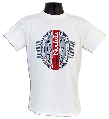 T-Shirt Norfolk Label WHITE