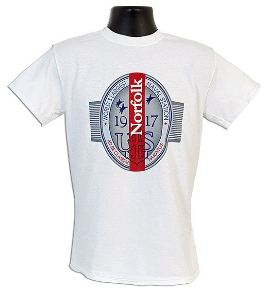 T-Shirt Norfolk Label WHITE