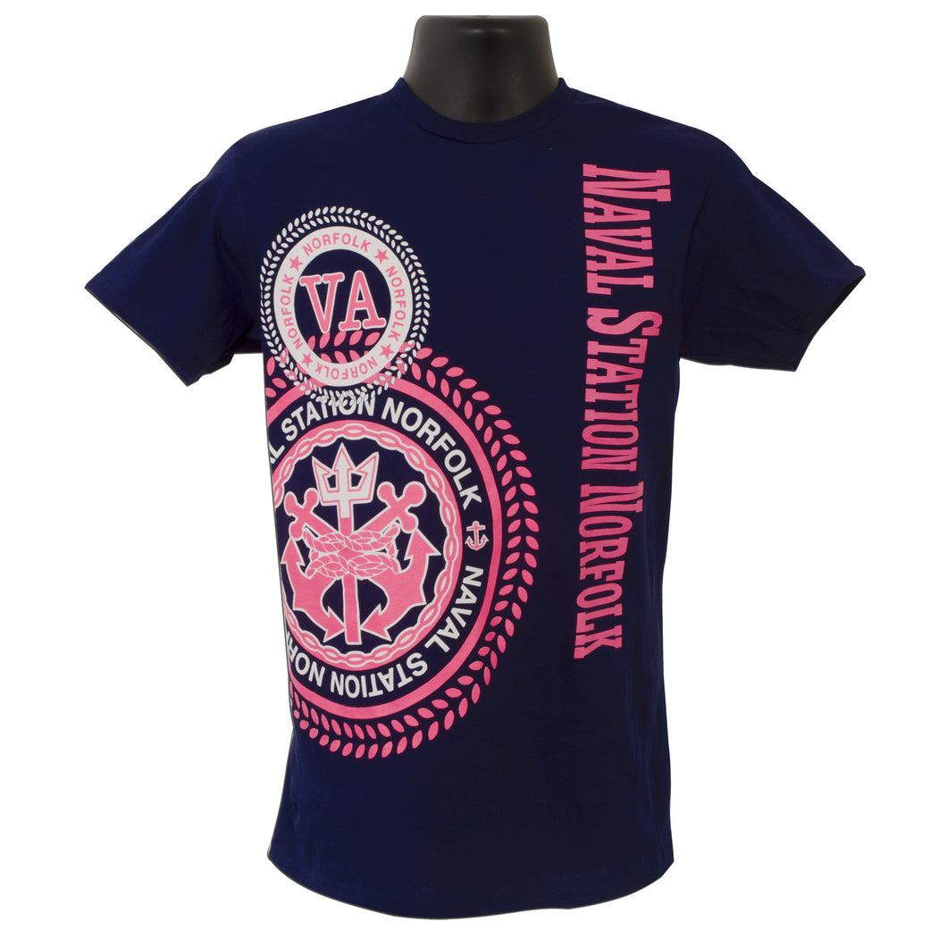 TSNV09N T-Shirt NSN Norfolk Stamp NAVY