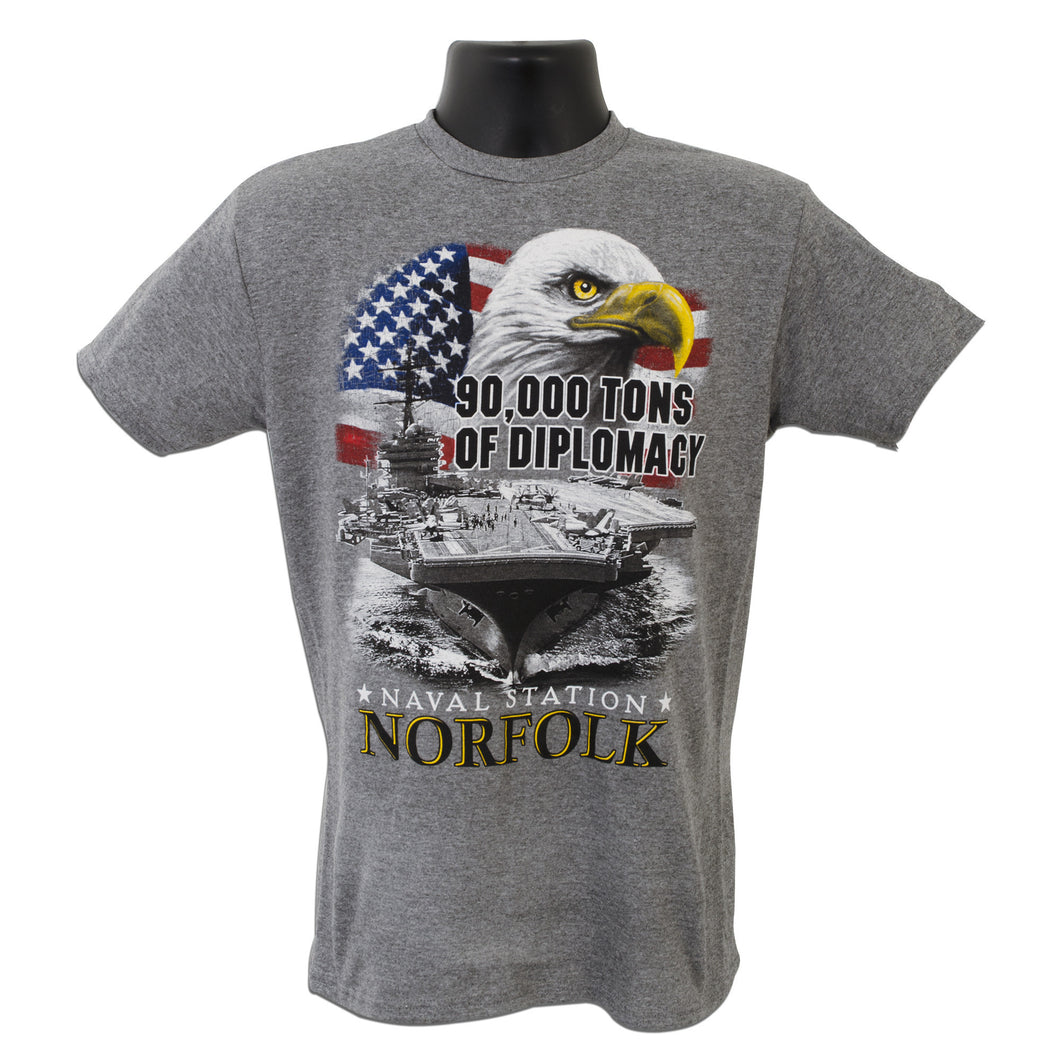 T-Shirt NSN Norfolk Patriotic GRAPHITE HEATHER