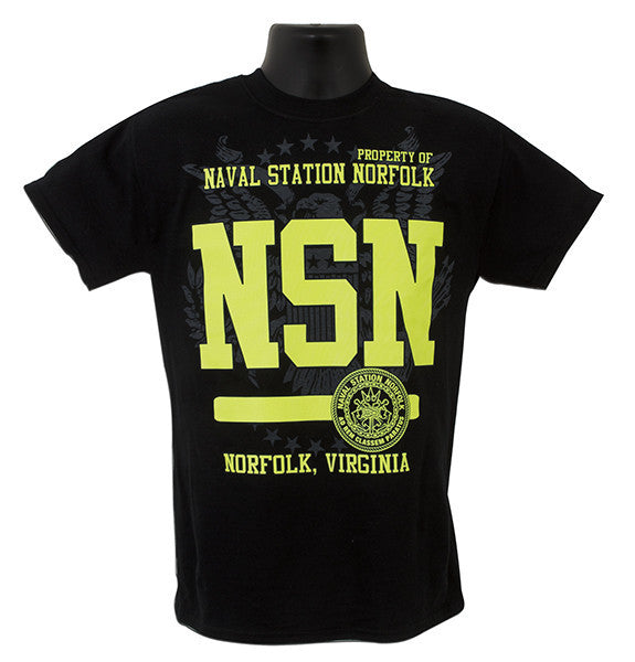T-Shirt NSN Norfolk Neon BLACK XX