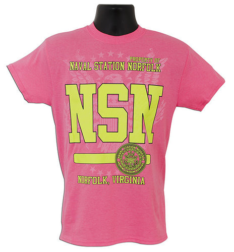 T-Shirt NSN Norfolk Neon SAFETY PINK XX