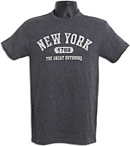 T-Shirt New York 1788 CHARCOAL HEATHER