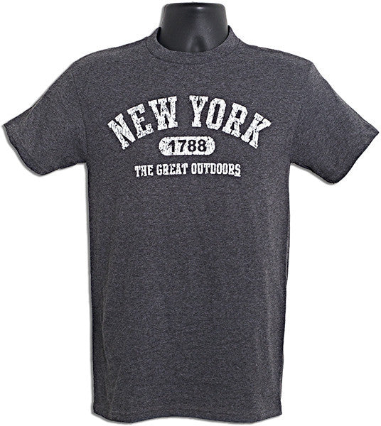 T-Shirt New York 1788 CHARCOAL HEATHER