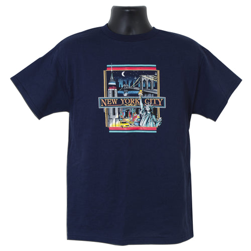 TSNY10N T-Shirt New York at Night NAVY