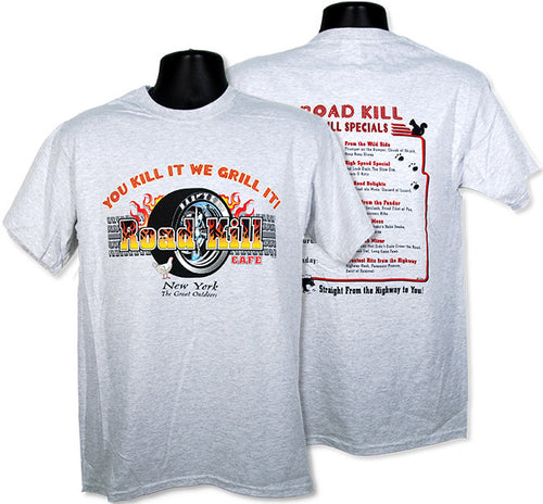 T-Shirt Road Kill Cafe 2-Side NEW YORK Black