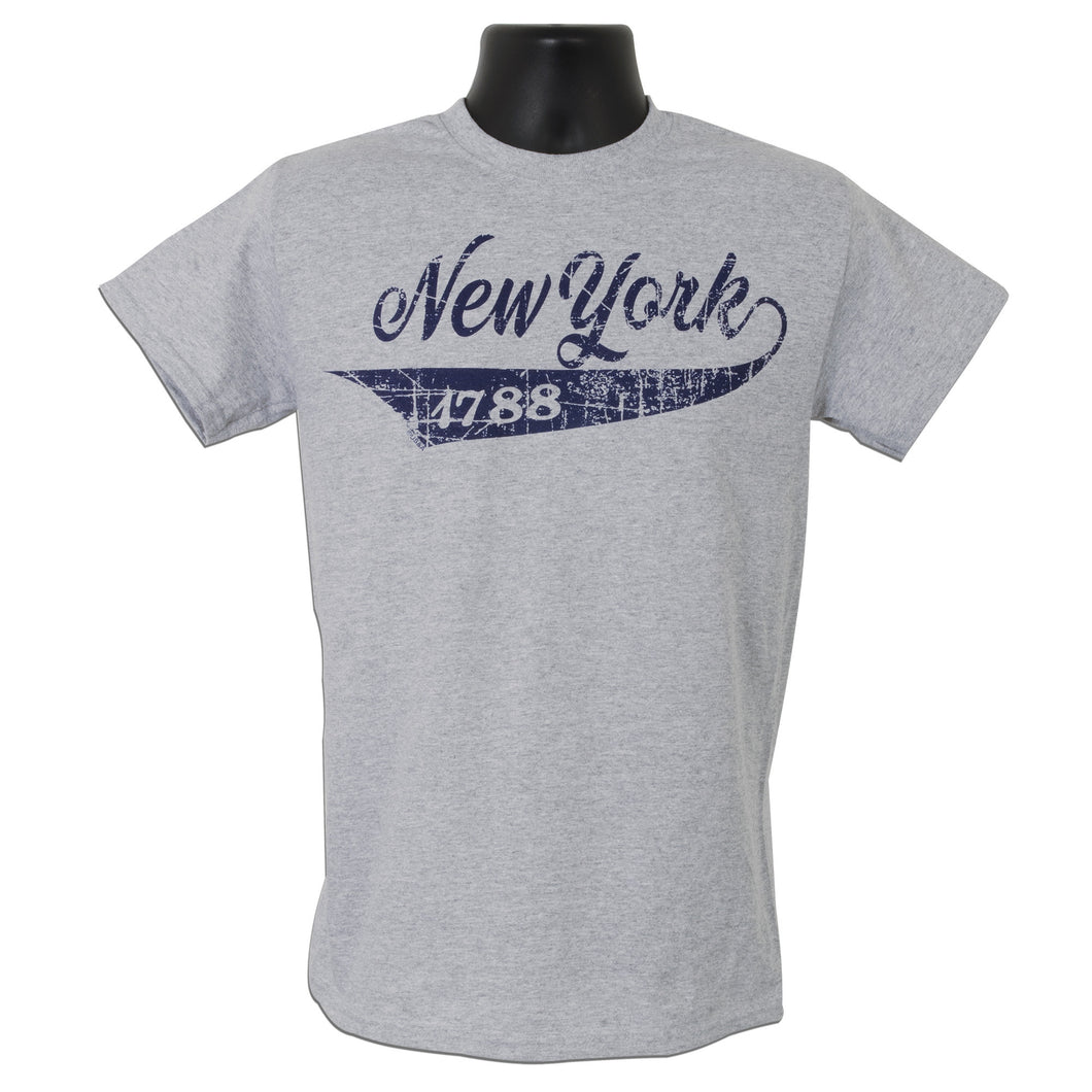 TSNY18G T-Shirt New York Script SPORT GREY