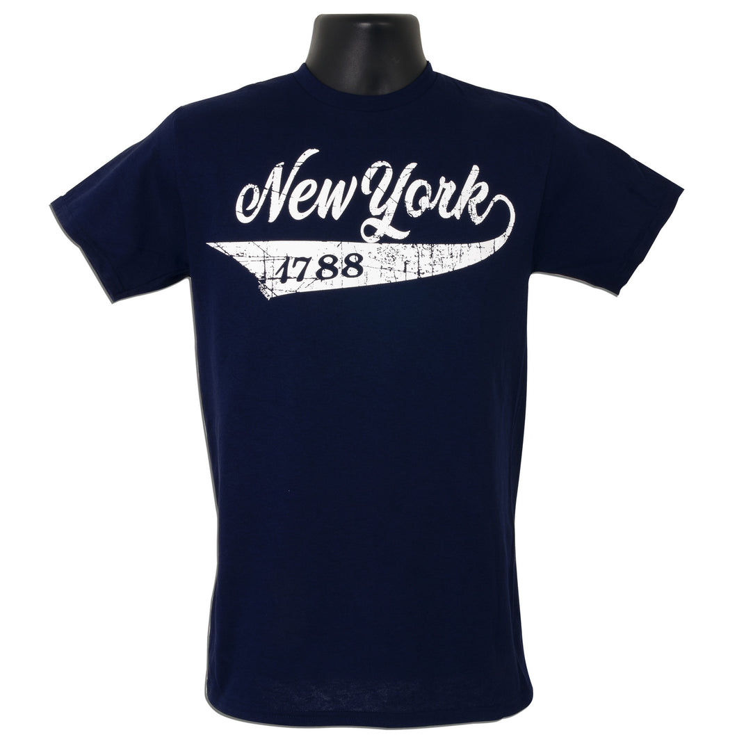 TSNY18N T-Shirt New York Script NAVY