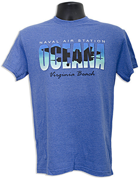 T-Shirt Oceana Silhouette ROYAL HEATHER