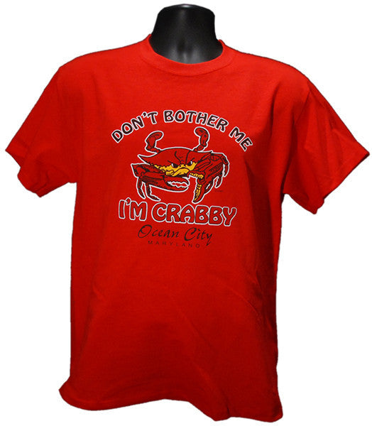 T-Shirt I'm Crabby Ocean City RED