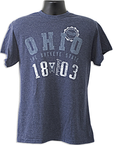 T-Shirt Ohio Established DENIM HEATHER