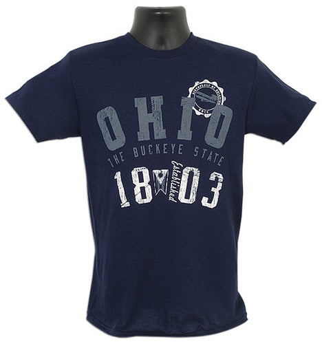 T-Shirt Ohio Established NAVY