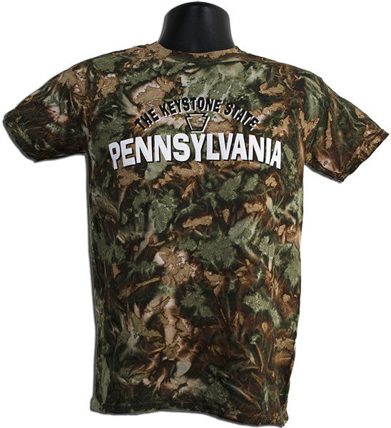 Tie Dye T-Shirt Pennsylv. CAMOUFLAGE