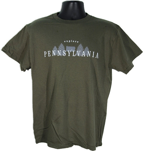T-Shirt Explore Pennsylvania MILITARY