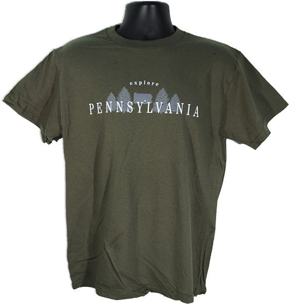 T-Shirt Explore Pennsylvania MILITARY