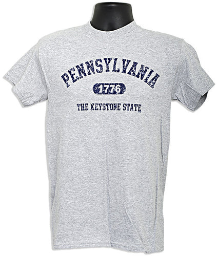 T-Shirt PA Distressed Arch SPORT GREY