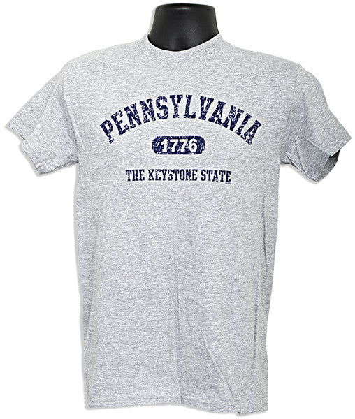 T-Shirt PA Distressed Arch SPORT GREY