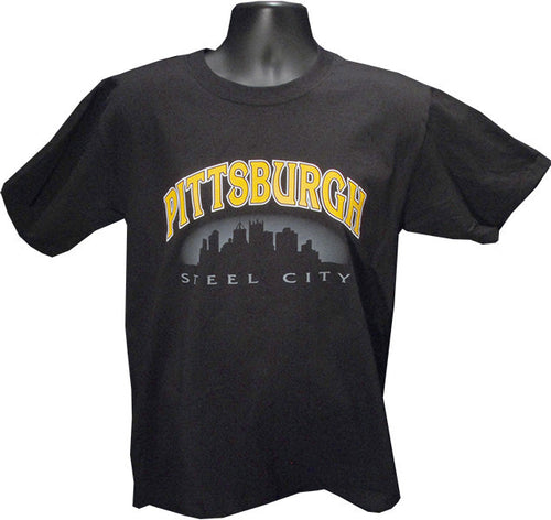 T-Shirt Pittsburgh Steel City BLACK