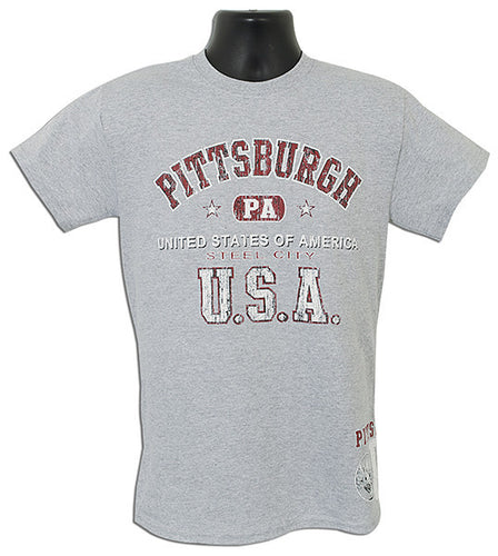 T-Shirt Pittsburgh 2-Hit SPORT GREY