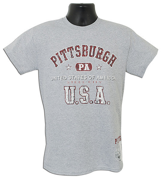 T-Shirt Pittsburgh 2-Hit SPORT GREY