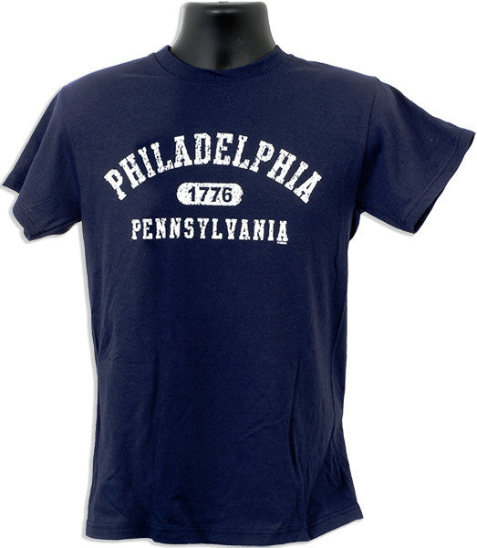 T-Shirt Philadelphia Distressed NAVY