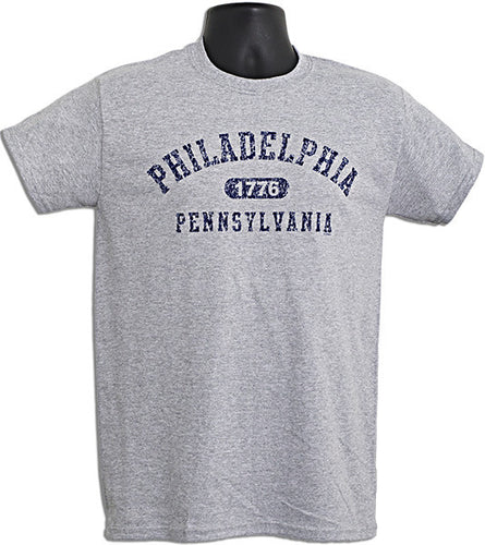 T-Shirt Philadelphia Distressed SPORT GREY