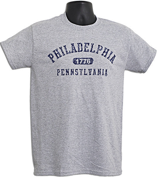 T-Shirt Philadelphia Distressed SPORT GREY