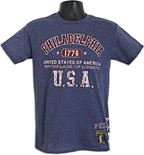 T-Shirt Philadelphia 2-Hit Denim Heather